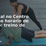 Treino assistido por personal trainer em área urbana — Centro do Rio de Janeiro