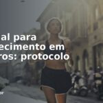 Mulher correndo em rua urbana — personal para emagrecimento em Pinheiros, São Paulo