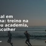 Corredores na praia ao amanhecer — personal trainer em Ipanema, Rio de Janeiro