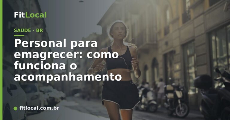 Mulher correndo em rua urbana — personal para emagrecer com acompanhamento