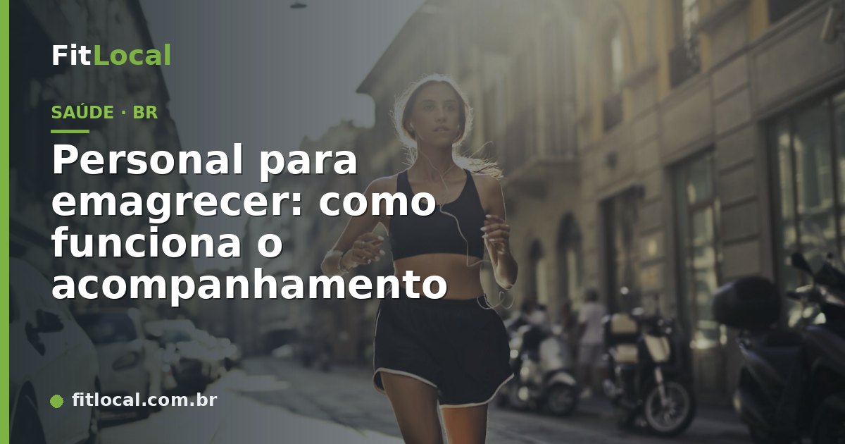 Mulher correndo em rua urbana — personal para emagrecer com acompanhamento