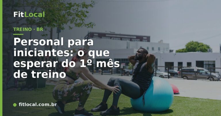 Treino funcional ao ar livre com personal — iniciantes no primeiro mês