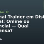 Personal Trainer em Distrito Federal: Online ou Presencial — Qual Compensa?