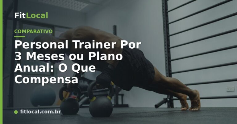 Personal Trainer Por 3 Meses ou Plano Anual: O Que Compensa
