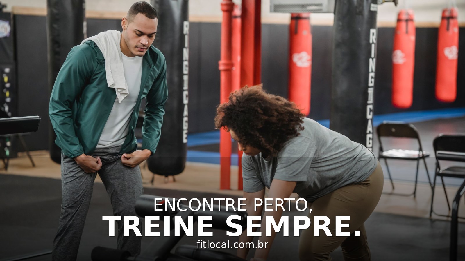 Personal trainer perto de você, no seu bairro