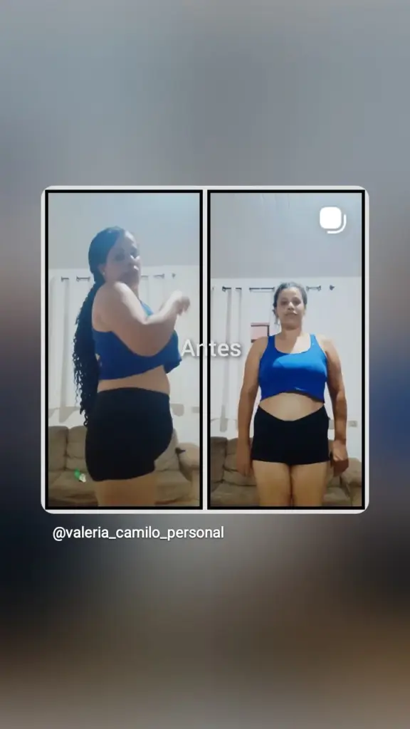 Antes - Camila eliminou 8 kilos de gordura em apenas 2 meses!