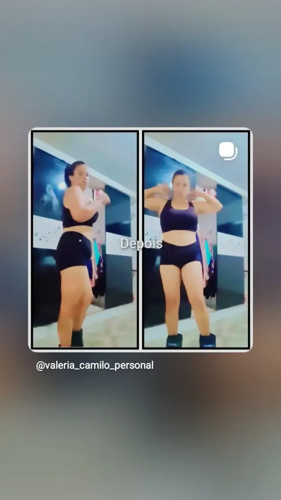 Depois - Camila eliminou 8 kilos de gordura em apenas 2 meses!