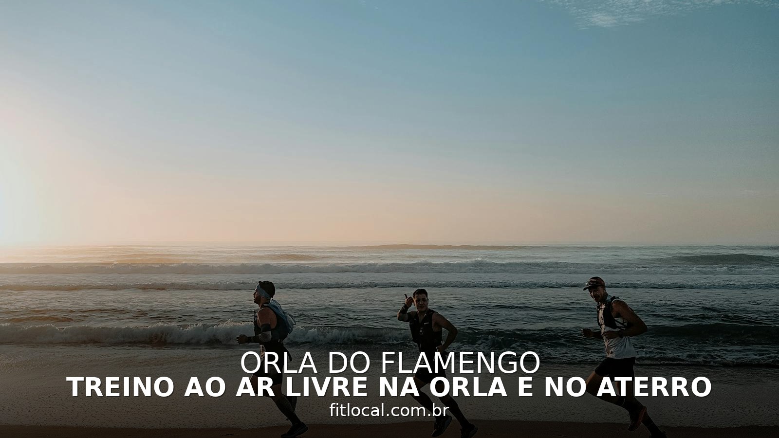 Treino ao ar livre na orla e no Aterro