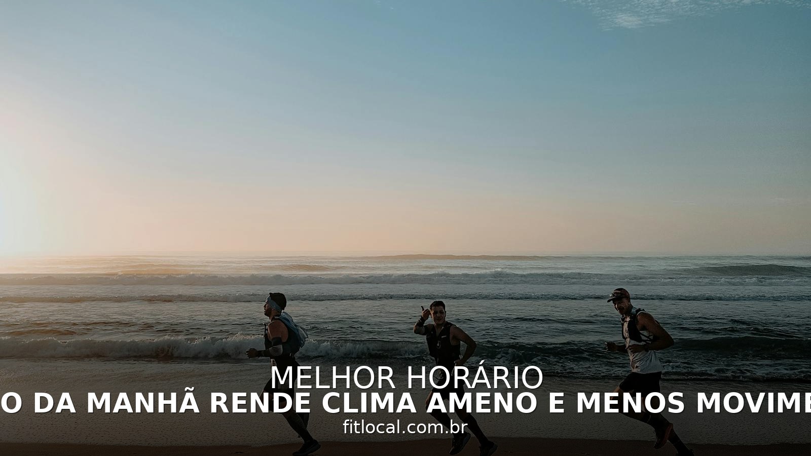 Início da manhã rende clima ameno e menos movimento
