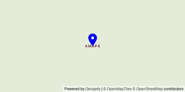 Mapa de Amapá - Nutricionistas