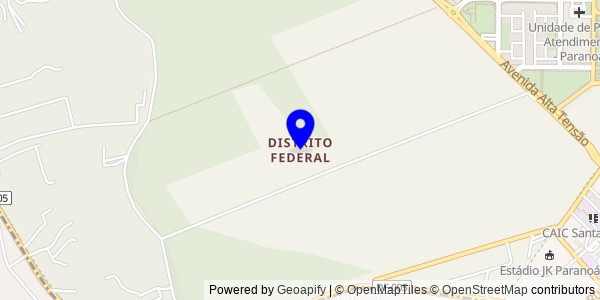 Mapa de Distrito Federal - Fisioterapeutas