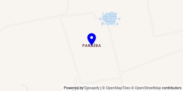 Mapa de Paraíba - Nutricionistas