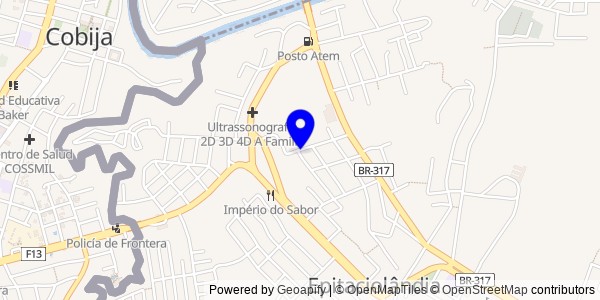 Mapa de Assis Brasil - Nutricionistas