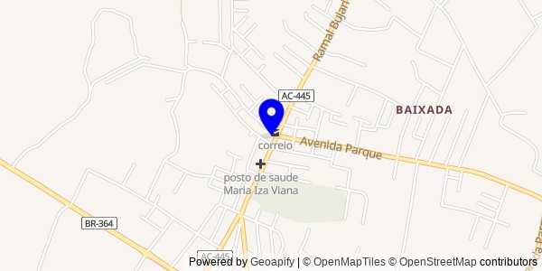 Mapa de Bujari - Fisioterapeutas