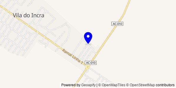 Mapa de Rio Branco - Nutricionistas