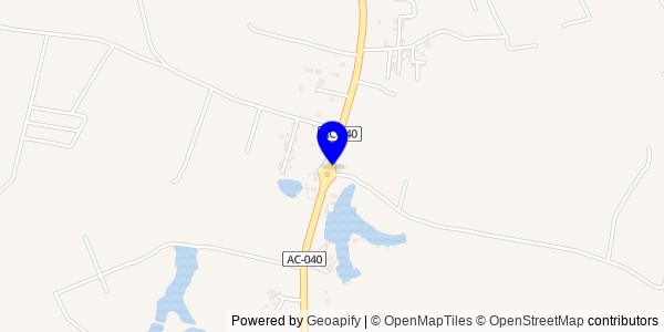 Mapa de Senador Guiomard - Nutricionistas