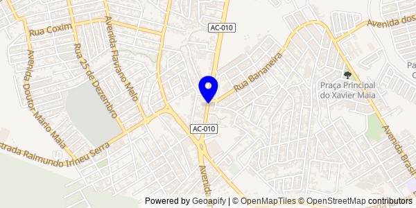 Mapa de Porto Acre - Nutricionistas