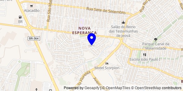 Mapa de Mâncio Lima - Nutricionistas