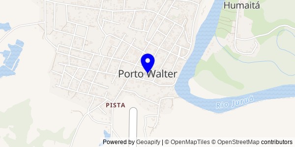Mapa de Porto Walter - Nutricionistas