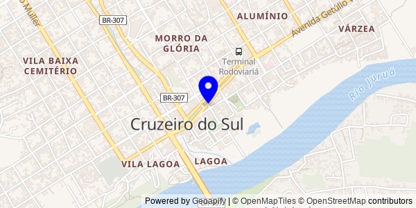 Mapa de Rodrigues Alves - Nutricionistas