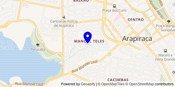 Mapa de Atalaia - Fisioterapeutas