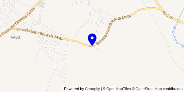 Mapa de Boca da Mata - Nutricionistas