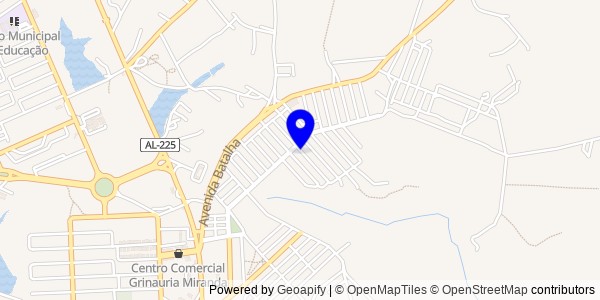 Mapa de Chã Preta - Fisioterapeutas