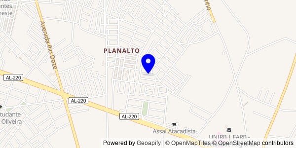 Mapa de Colônia Leopoldina - Fisioterapeutas