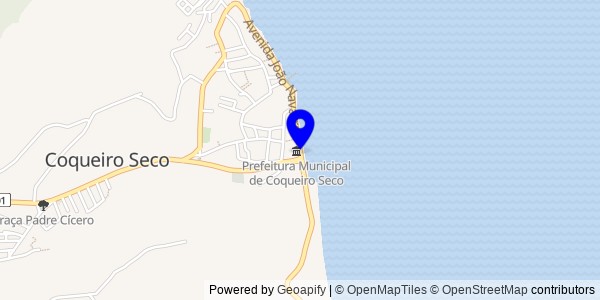 Mapa de Coqueiro Seco - Nutricionistas