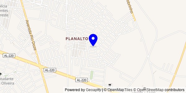 Mapa de Matriz de Camaragibe - Nutricionistas