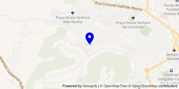 Mapa de Paripueira - Nutricionistas