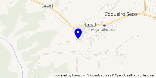 Mapa de Santa Luzia do Norte - Fisioterapeutas