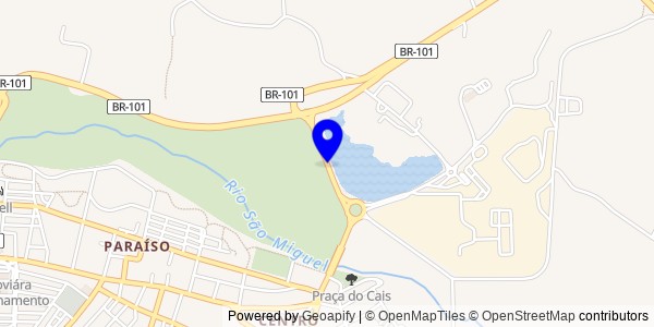 Mapa de São Miguel dos Campos - Fisioterapeutas