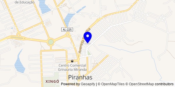 Mapa de Cacimbinhas - Nutricionistas