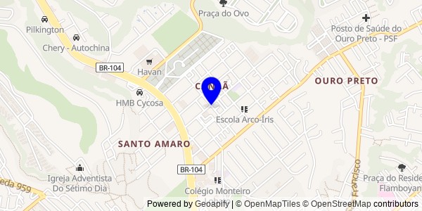 Mapa de Traipu - Fisioterapeutas