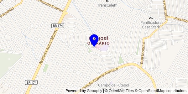 Mapa de Barreirinha - Nutricionistas