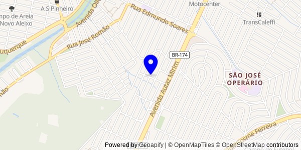 Mapa de Iranduba - Nutricionistas