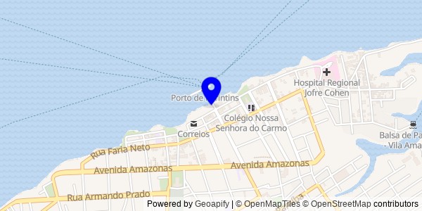 Mapa de Parintins - Fisioterapeutas