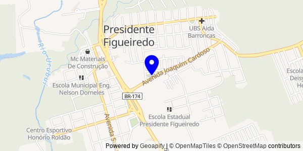 Mapa de Silves - Fisioterapeutas