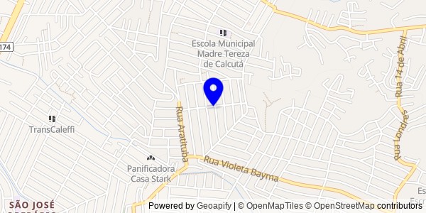 Mapa de Tabatinga - Fisioterapeutas