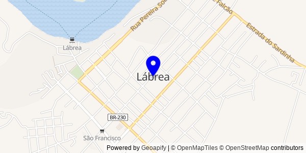 Mapa de Lábrea - Nutricionistas