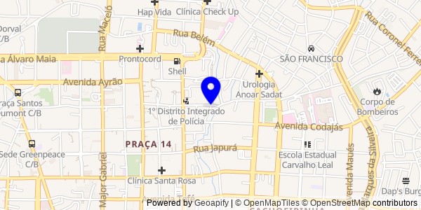 Mapa de Barcelos - Nutricionistas