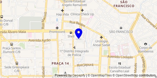 Mapa de Maraã - Nutricionistas