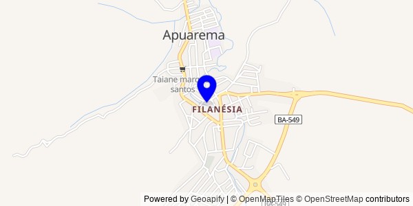 Mapa de Apuarema - Fisioterapeutas