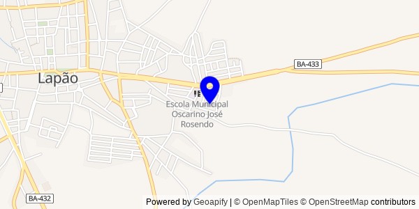 Mapa de Belo Campo - Nutricionistas