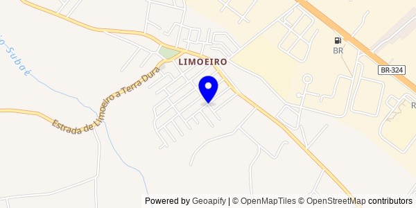 Mapa de Brotas de Macaúbas - Nutricionistas