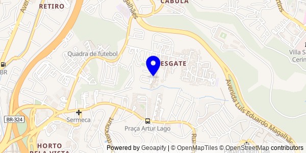 Mapa de Caculé - Fisioterapeutas