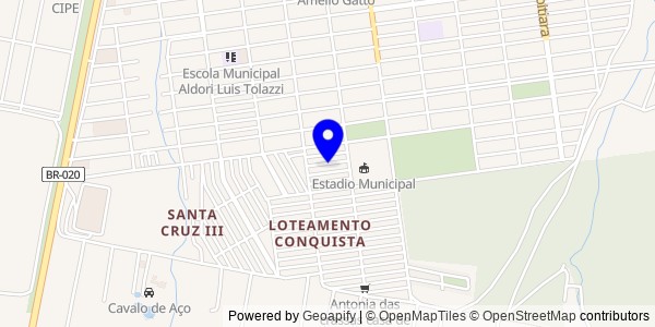 Mapa de Caetanos - Fisioterapeutas