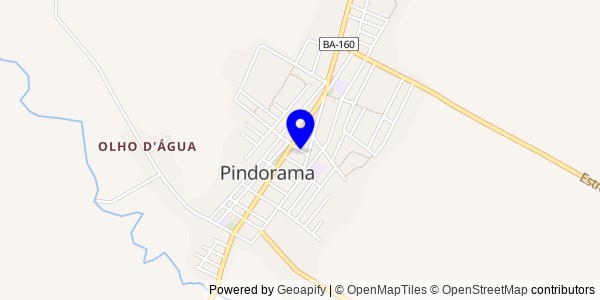 Mapa de Cândido Sales - Fisioterapeutas