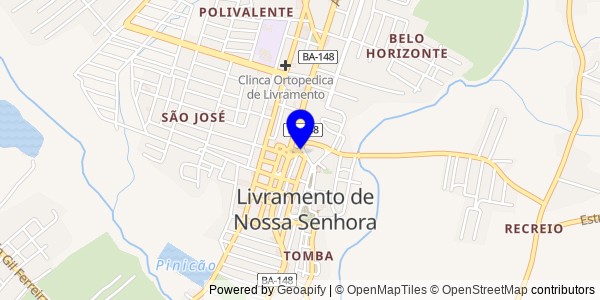 Mapa de Dom Basílio - Nutricionistas